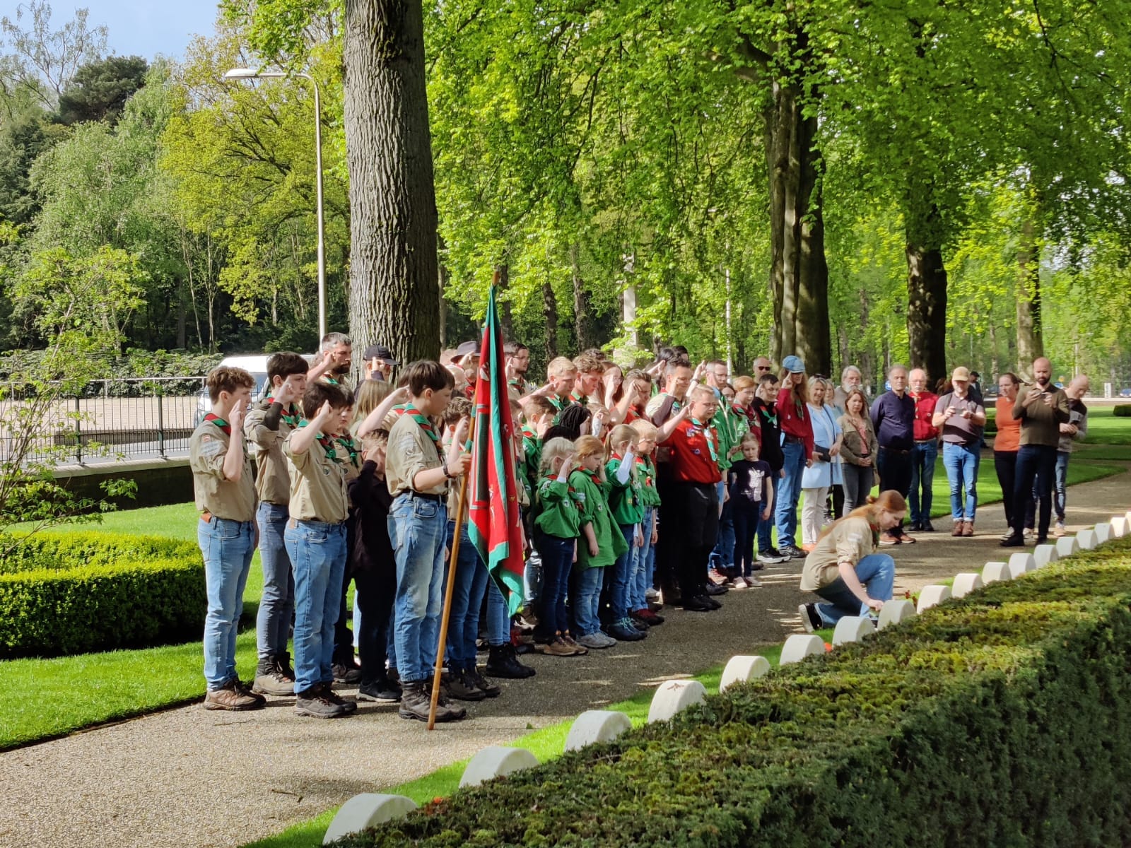 VAANDRIG LEPPINKGROEP OP DE GREBBEBERG