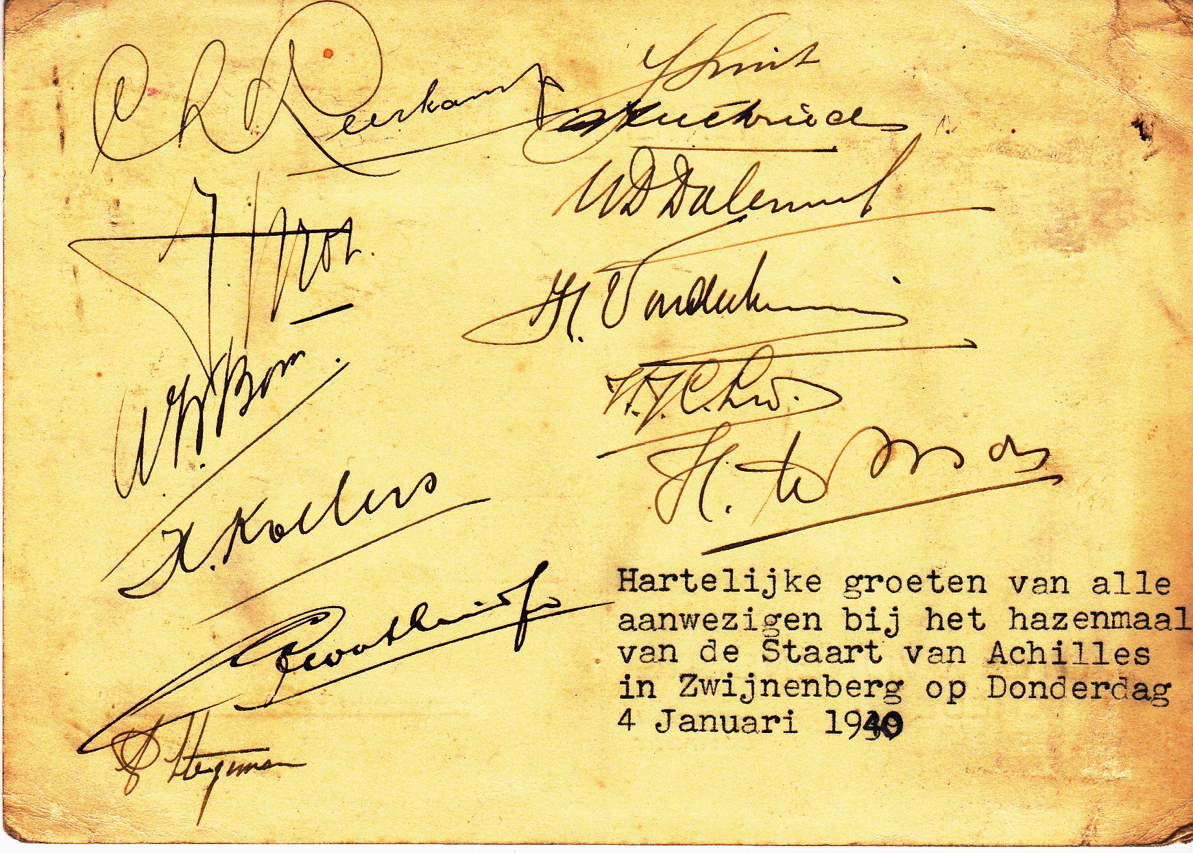 Groetjes uit mobilisatietijd