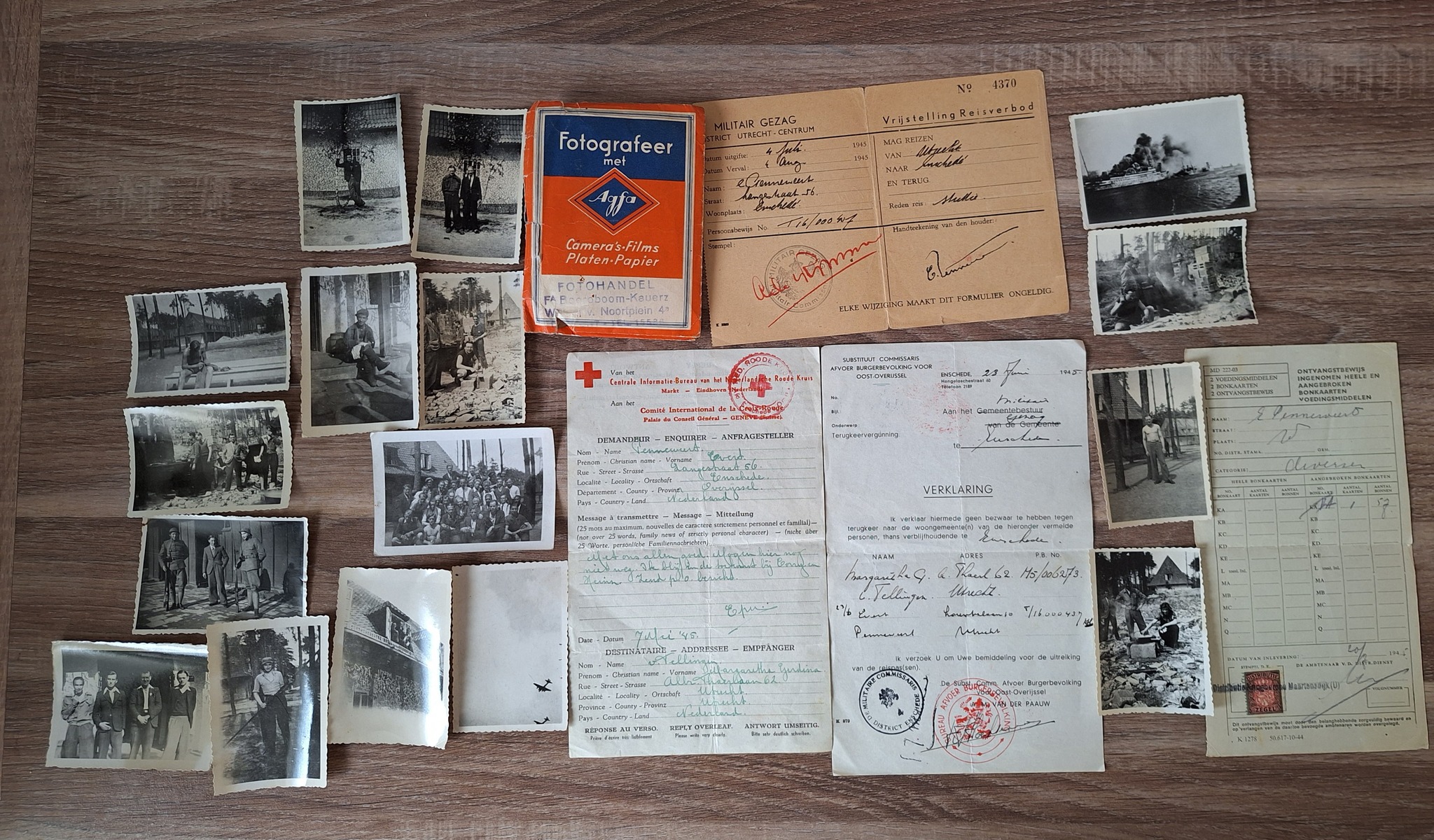Bericht v. Enschede nr. Utrecht, mei1945