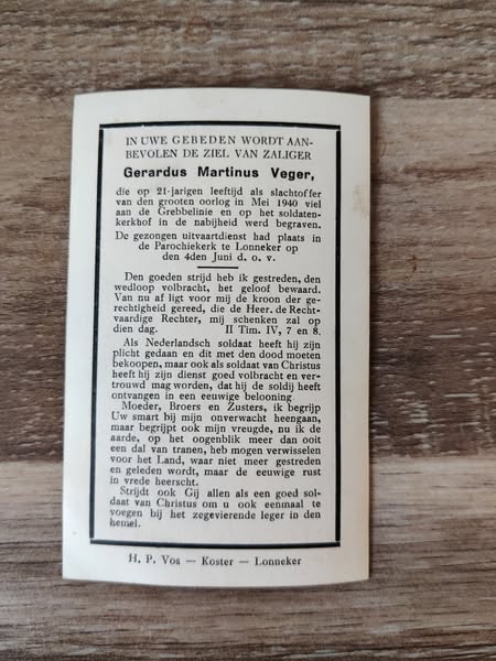 Gerhardus Martinus Veger