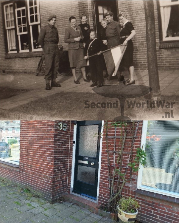 Groen van Prinstererlaan in Enschede Toen en Nu.