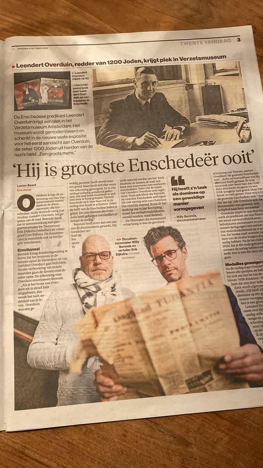 Leendert Overduin krijgt plek in Verzetsmuseum in Amsterdam