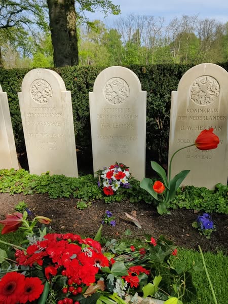 Mei 2023 | Herdenking voor vaandrig Leppink op de Grebbeberg