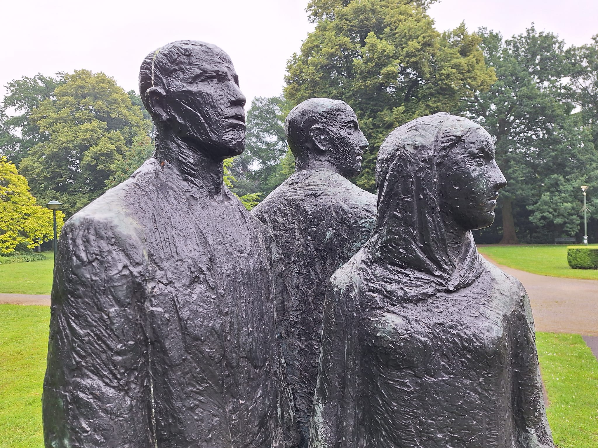 Beeldengroep in het Volkspark