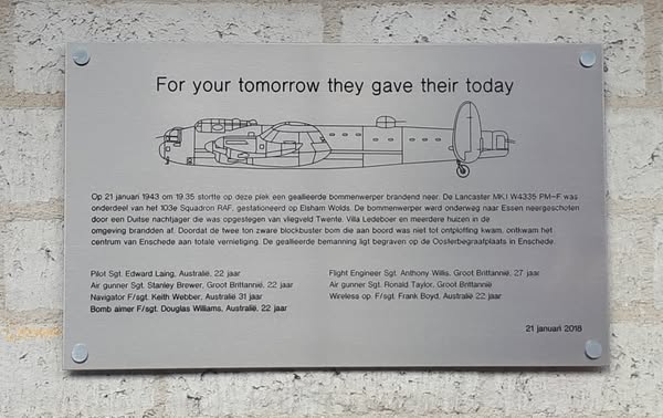 Plaquette in het muziekcentrum
