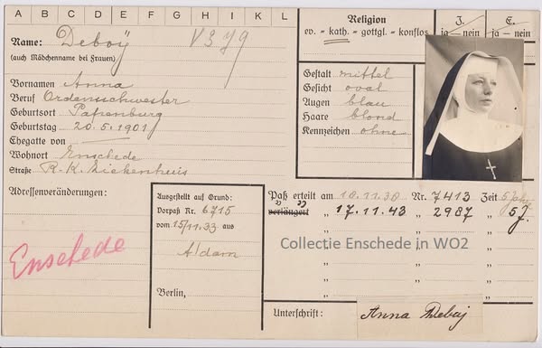 Registratie Duitse verpleegsters